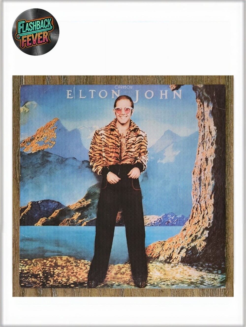 ELTON JOHN•Caribou•1974 US (#MCA-2116) Pinckneyville Pressing